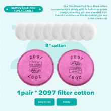 Gas Mask Full Face Mask Gas Mask Industrial Formaldehyde Respirator Protective Mask 6800 Chemical Decoration