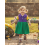 (18-24 Months, Purple) Μοντέρνο φόρεμα καρναβαλιού κέντημα κροκόδειλου. 7
