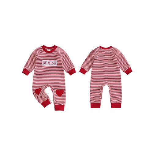 (6-12 Months, Red) Ριγέ μόδα Αγίου μακριά μανίκια 1