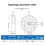 1.5-25MM Manual Aperture Adjustable Mechanical Iris Diaphragm Iris Diaphragm for Digital Camera Microscope Iris SK25 6