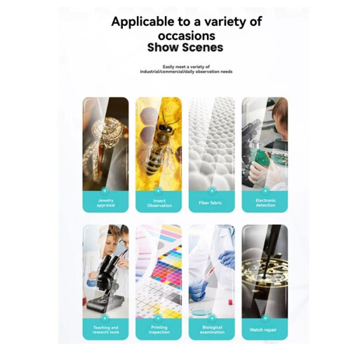 ES1057 Binocular Microscope Kit 30x Magnification Biological Microscope Scientific Experiment Anatomy 2