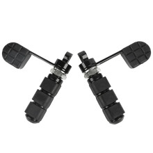 For Sportster XL 883 1200 48 72 Softail DYNA FXDF FAT BOB FXDC FXWG Motorcycle Footrest Bracket Set Heel Rests