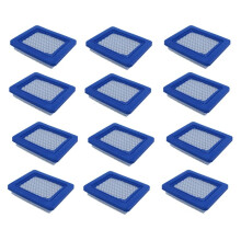 12PCS Replacement Lawn Mower Air Filter Cartridge for Briggs Stratton 491588s 399959 Push Mower Mowers Parts Accessories