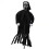 Garden Ghostface Halloween Decor Outside Hanging Scary  Decorations Courtyard Bird Repeller 2