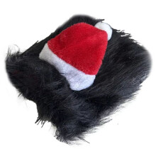 Gorro de Papá Noel Navideño para Gato, Perro, Divertido y Lindo Disfraz de Mascota para Días de Invierno, Noche, Familia, Amigos, Jóvenes,