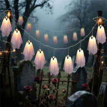 10 LED  Battery Operated Halloween Lights, Waterproof  String Lights Indoor Outdoor for Party, Haunted House