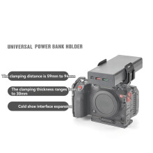 Tilta Universal Power Bank Holder Quick Release Clamp Mount Fits 59mm-94mm Portable Powers for DSLR Cameras