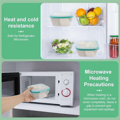 Magnetic Foldable Food Preservation Box, Reusable Food Storage Containers, Leak-Proof Foldable Containers 2