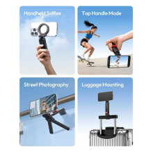 Ulanzi MA88 Overhead Selfie Stick Phone Tripod with Magnetic Clamp Extension Tripod for Selfing LiveStreaming Vlog