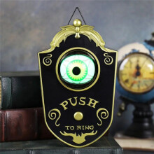 Halloween Decoration One-Eyed Doorbell Horror Props 'S Day Glowing Home Hanging Electric Luminous Sounding