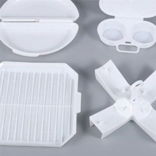 4Pcs Microwave Cooking Set Oven Cookware Set with Bacon Baking Plate Egg Steamer Fried Egg Box Potato Rack for Kitchen 2