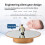 25cm 360 Degree Silver Mirror Panoramic Display Electronic Rotating Turntable Live Shooting Electric Rotating Stand 6