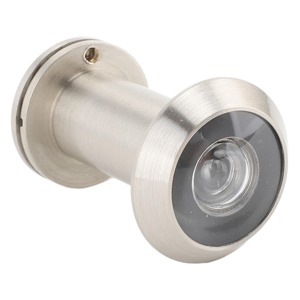 Hd 200 Wide Angle Door Viewer Peephole With 360 Cover - Silver 7891386566272