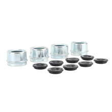 Ensemble de 4 bouchons de roue de remorque de 2,44 pouces pour RV, bateau, camping-car, compatible avec 5200-6000 lbs