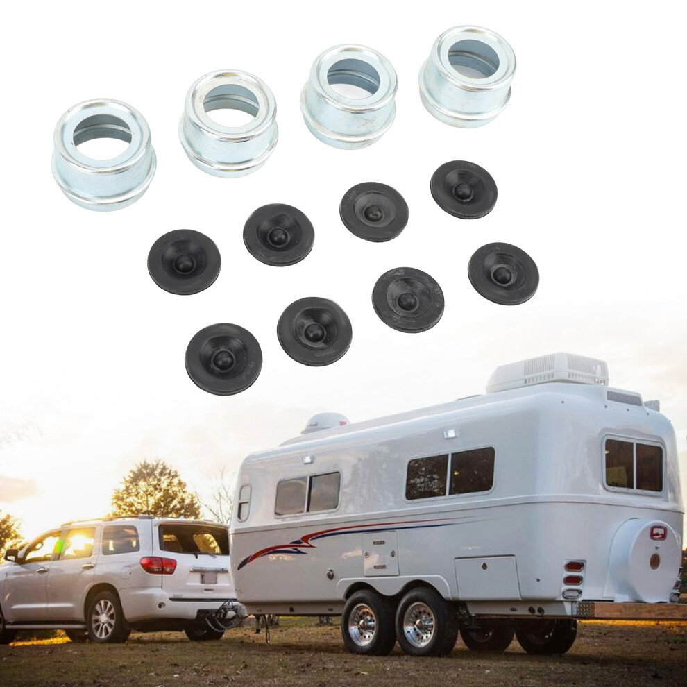 Trailer Hub Bearing Dust Caps 2.44In For Camper Rv Boat 5200Â6000 Lbs 9421386566446