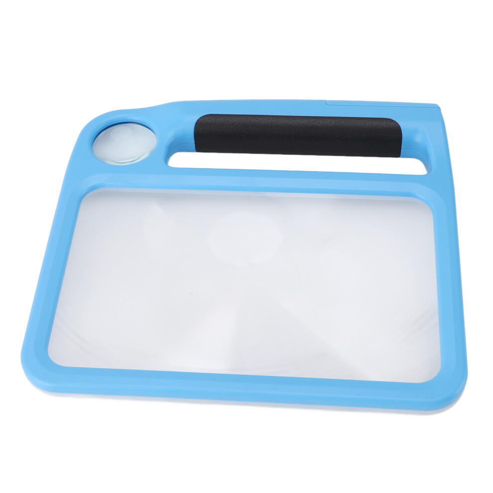 Light Handheld Led Magnifier 5X/10X Rectangle Adjustable Ergonomic Handle