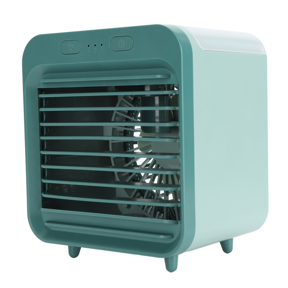 Portable Misting Fan 200Ml, 5000Mah Rechargeable, Quiet Humidifier In Lake Green 6901385788030