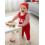 (9-12 Months, Red) Ensemble Saint-Valentin bébé de cœurs. 3