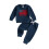 (3-4 Years, Navy Blue) Σετ Φούτερ με Μακρυμάνικο και Σχέδιο Σημαίας για Νήπιο Αγόρι 1