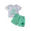 (12-18 Months, Green) 2dílná sada pro elastickým pasem. 1