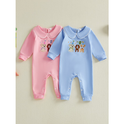 (6-12 Months, Blue) Ολόσωμη φόρμα με μακριά μανίκια 2