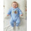 (6-12 Months, Blue) Ολόσωμη φόρμα με μακριά μανίκια 7