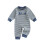 (6-12 Months, Blue) Φθινοπωρινή ριγέ φόρμα και σορτσάκια 1