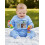 (6-12 Months, Blue) Ολόσωμη φόρμα με μακριά μανίκια 8