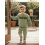 (6-12 Months, Green) Σετ παντελονιών για γράμμα O 6