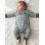 (6-12 Months, Blue) Φθινοπωρινή ριγέ φόρμα και σορτσάκια 5