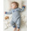 (6-12 Months, Blue) Φθινοπωρινή ριγέ φόρμα και σορτσάκια 7