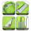 Ultra Lightweight Foldable Hiking Backpack 32x15x47cm Green 4