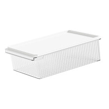 4L Plastic Food Storage Box with Lid, Meat Preservation Organizer