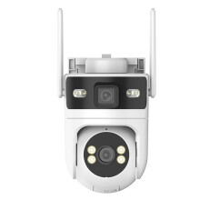 TUYA 6MP Säkerhetskamera 3MP+3MP 2 i 1 Kamera WIFI AI-Detektering Färg Nattseende Tvåvägs Intercom CCTV EU-PLUG