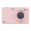 Câmera Digital CCD 4K, 64 MP, Wi-Fi, HD, Câmera de Vídeo Digital, Zoom Digital 16X com Tela de 2,8 Polegadas, Rosa 1
