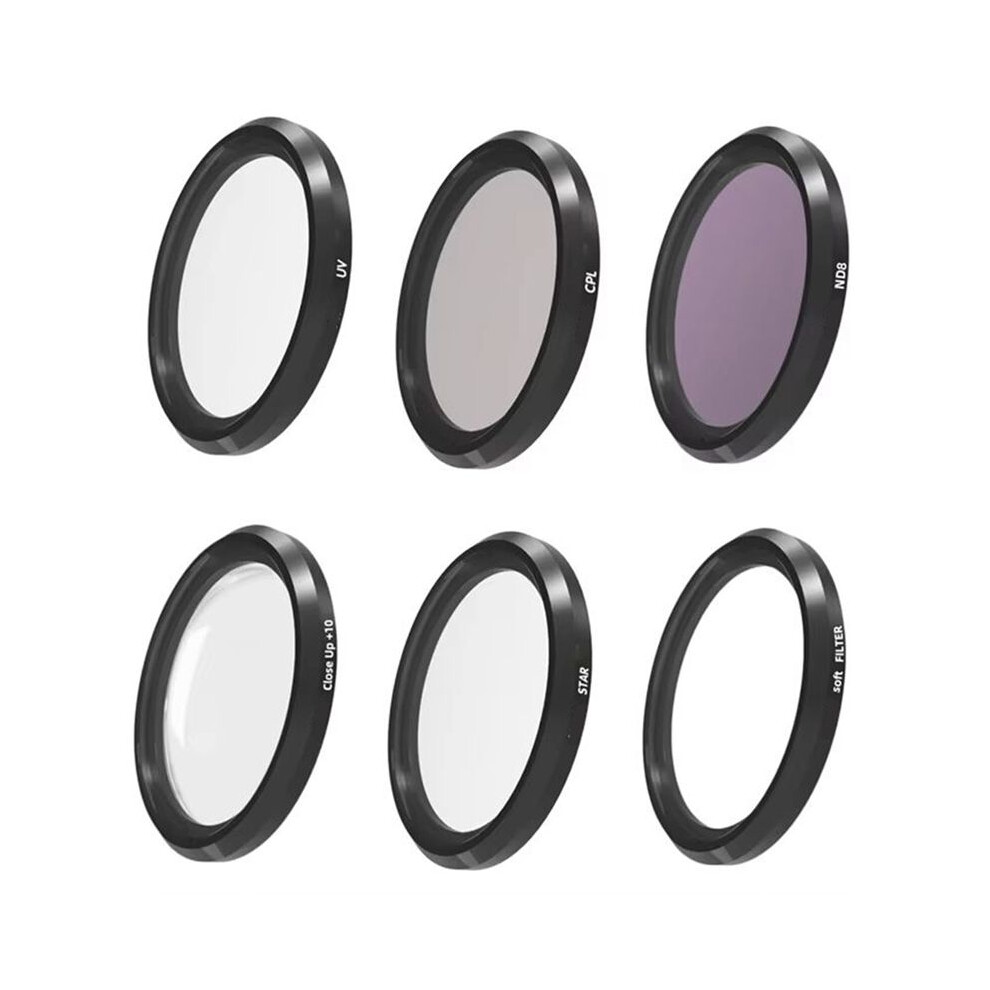 For Gr3x Magnetic Filter Set For Lx10 Gr23 For G7x3 G7x2 For Zv-1 Polarizer 6In1 4711695884269
