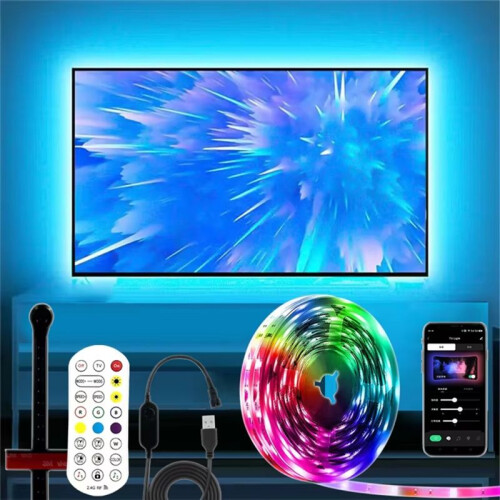 Tv Led Backlight Camera Tv Kit  Environment Rgbic Led Tape Lights Strip for Tv Synchronization 5V String B EU Plug 2