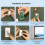 10pcs 433MHz Wireless Vibration Glass Break Detector, Adjustable Sensitivity, Compatible with Alarm Systems 6