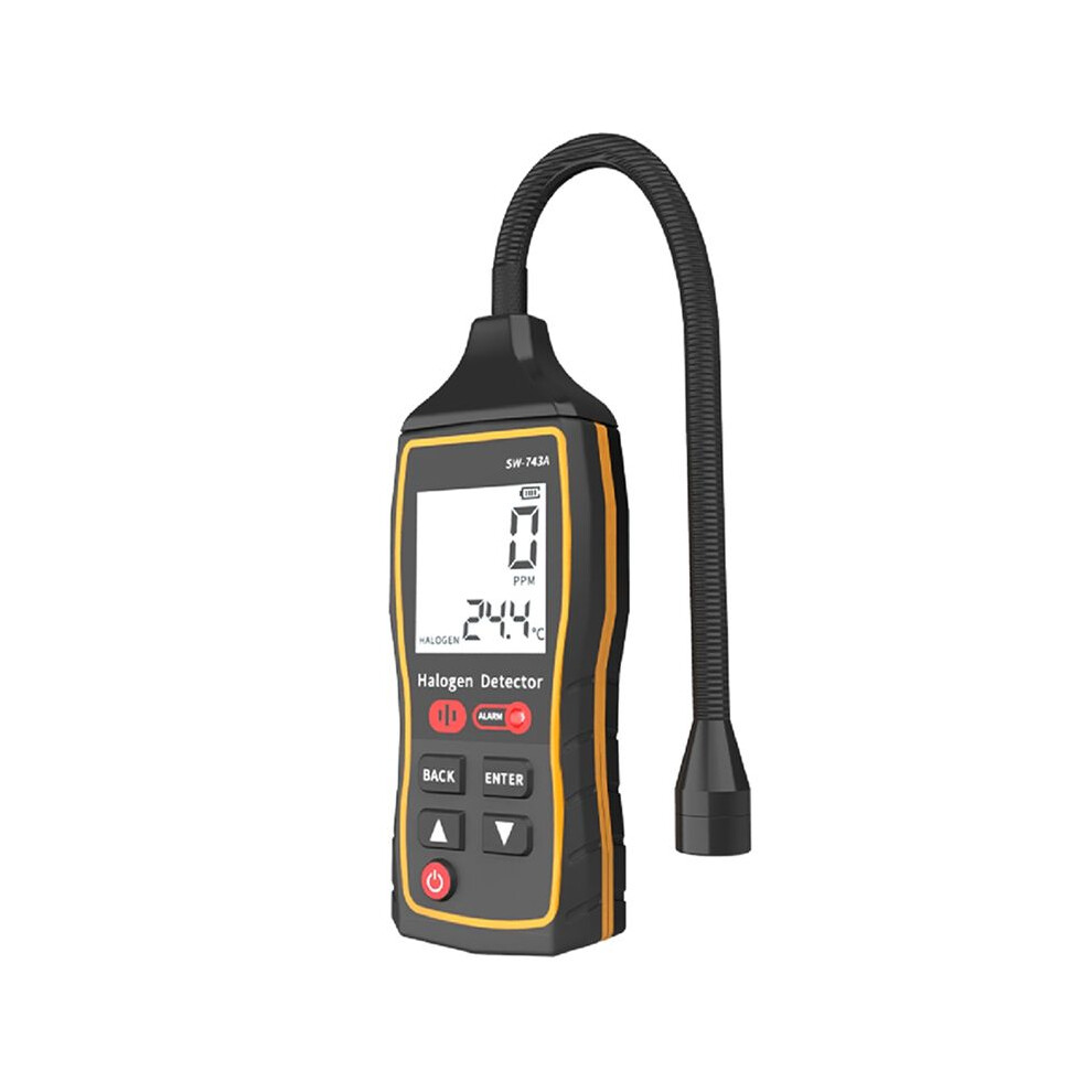 Sw-743A Refrigerant Leak Detector High Sensitivity Lcd Display Dc4.5v Halogen Freon Tester For Ac Car Fridge 4712875073305