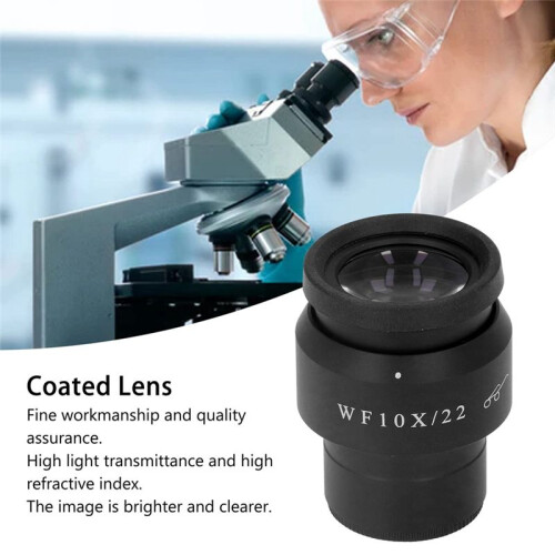 2 Microscopios WF10X/22 con Ocular Gran Angular y Lente Ocular de Campo Ajustable de 30 mm. 2