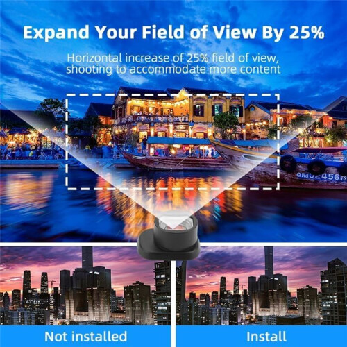 For   4 Pro Wide Angle Lens for   4 Pro,Expands Shooting Range 25%,0.75 X Wide-Angle 110 Shooting Range 2