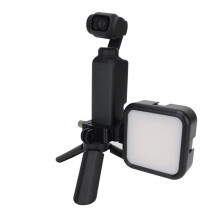 For Pocket 3 Gimbal Camera Bracket with Cold Shoe Mount Expansion Adapter Protective Frame for Osmo Pocket3