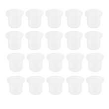 500 Pcs 8mm Small Tattoo Ink Cups Caps for Needle Tip Grip Power Supply Sm