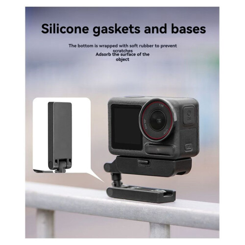 Universal Magnetic Expansion Bracket for  Action Cameras - 360 Adjustable with Quick Release Mount, Foldable Design 1