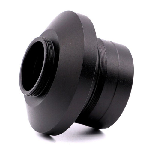 1X Microscope Adapter C-Mount Mounting CCD Camera Adapter Diameter 38mm Digital Tube for  Microscope Camera TV Tube 1