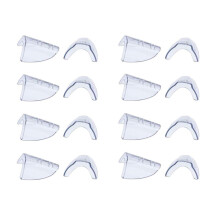 8 Pares de Protectores Laterales para Anteojos, Protectores Laterales Transparentes para Anteojos de Seguridad