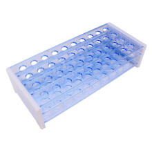 Plastic 3-Laags Laboratoriumreageerbuisrekhouder voor 18 mm Centrifugale Pijpstandaard 40 Gaten