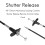 40" 100cm Mechanical Locking Camera Shutter Release Remote Control Cable Cord 2