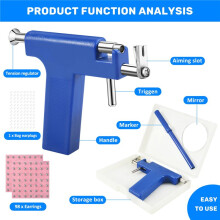 Oorbel Piercing Gereedschap Oor Neus Lichaamssieraden Geen Pijn Piercing Studs Kits