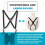 X-Shaped Harness Strap Adjustable Binoculars Carrier Elastic Durable Shoulder Straps Optics Accessories for Binocular 6
